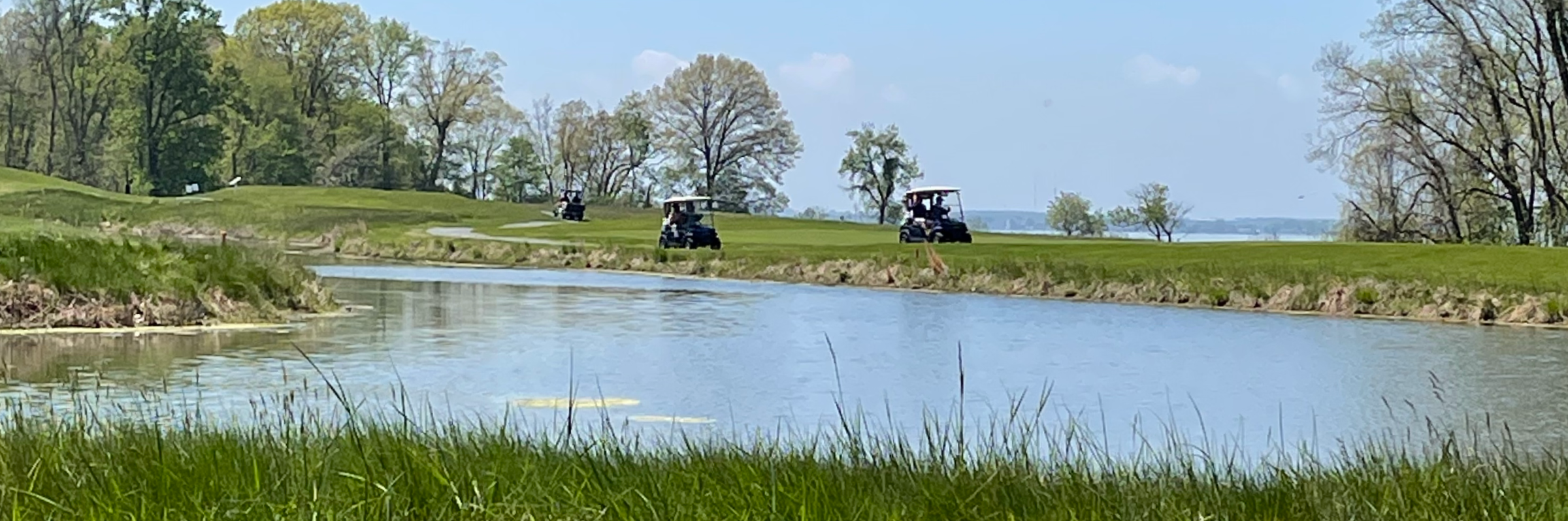 16th Annual Golf Tournament - Golf Carts on course